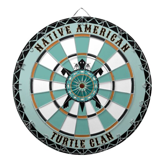 Cible De Fléchettes Tortue amérindienne (Devant)