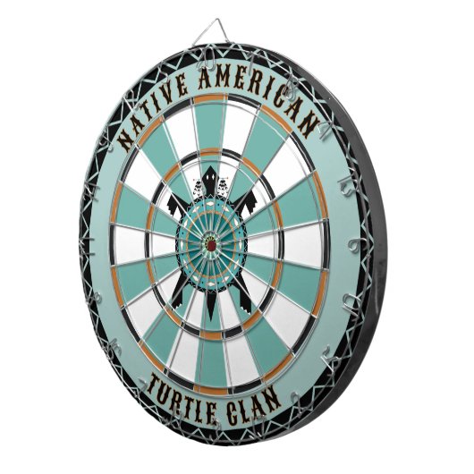 Cible De Fléchettes Tortue amérindienne (Devant droit)