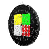 Cible De Fléchettes Tour de France Jerseys 3 Noirs (Devant droit)