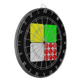 Cible De Fléchettes Tour de France Jerseys 3 Noirs (Devant gauche)