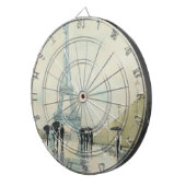 Cible De Fléchettes Tour Eiffel | Paris sous la pluie (Devant droit)