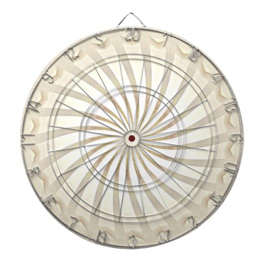 Cible de fléchettes tourbillon crème beige (Devant)
