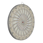 Cible de fléchettes tourbillon crème beige (Devant gauche)
