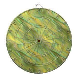 Cible De Fléchettes Tournesol Jaune Wavy Texture
