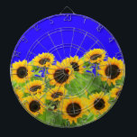 Cible De Fléchettes Tournesols - Paix - Liberté pour l'Ukraine<br><div class="desc">Sunflowers - Paix - Liberté pour l'Ukraine - Soutenez l'indépendance ensemble - Victoire ! Faisons du monde un endroit meilleur - tout le monde ensemble ! Un monde meilleur commence - dépend - a besoin de VOUS aussi! Vous pouvez transférer vers plus de 1000 produits Zazzle. Redimensionnez et déplacez ou...</div>