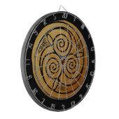 Cible De Fléchettes Triple Celtic Knot Swirl Mandala (Devant gauche)