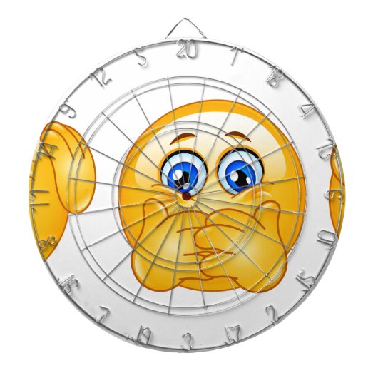 Cible De Fléchettes trois émoticônes (Devant)