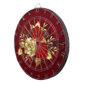 Cible De Fléchettes Trois Roses de bijoux (Devant droit)