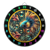 Cible De Fléchettes Tropical Elegance Betta Dartboard Design (Devant)