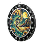 Cible De Fléchettes Tropical Surfer Energy Room Art (Devant droit)