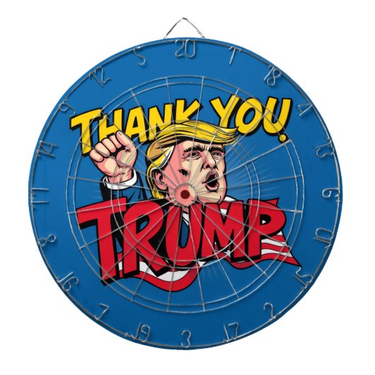 Cible De Fléchettes Trump (Devant)