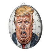 Cible De Fléchettes 🎯 Trump Dartboard – Take Your Best Shot! (Devant droit)