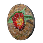 Cible De Fléchettes Tulipe rouge du printemps (Devant droit)