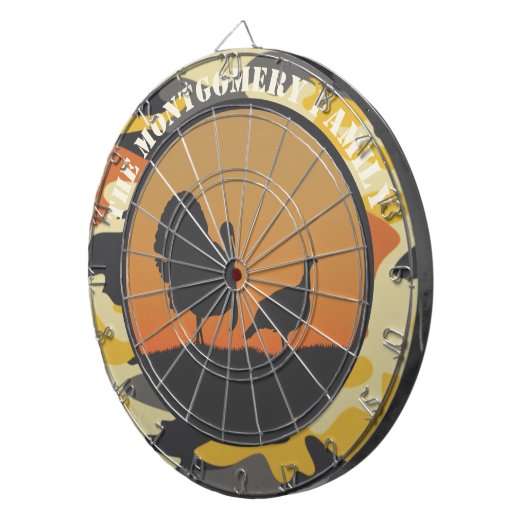 Cible De Fléchettes Turquie et Camo (Devant droit)