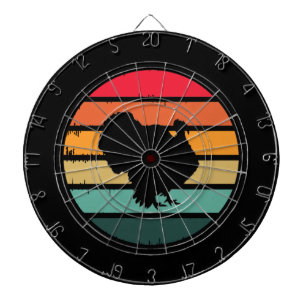 Cible De Fléchettes Turquie Oiseau Thanksgiving Distressed coucher de