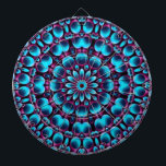 Cible De Fléchettes Tuyaux violets Vintage bleu fractal Kaleidoscope<br><div class="desc">Super jeu d'habileté ! Belle teinture cravate,  kaléidoscope et motifs fractaux pour tous ceux qui aiment être colorés.</div>