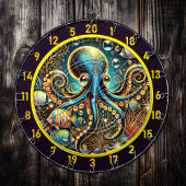 Cible De Fléchettes Twilight Abyss Octopus Darboard