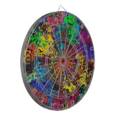 Cible De Fléchettes Twirlers colorés Abstraits / (Devant gauche)