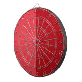 Cible De Fléchettes Two-Tone Tomato Red Dartboard – Customizable (Devant droit)
