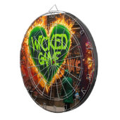 Cible De Fléchettes "Typographie de séchage dynamique Tee - shirts de  (Devant droit)