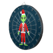 Cible De Fléchettes UFO Ho Ho Père alien de Noël (Devant droit)