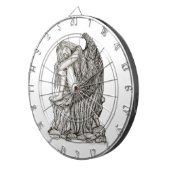 Cible De Fléchettes Un ange endormi sur la pierre (Devant droit)