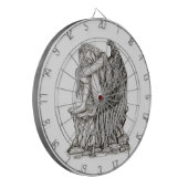 Cible De Fléchettes Un ange endormi sur la pierre (Devant gauche)