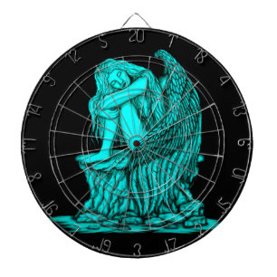 Cible De Fléchettes Un ange endormi sur la pierre