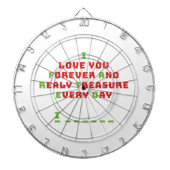 Cible De Fléchettes Un drôle de message caché (Devant)