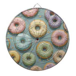 Cible De Fléchettes Un rêve de donut pastel fantaisiste