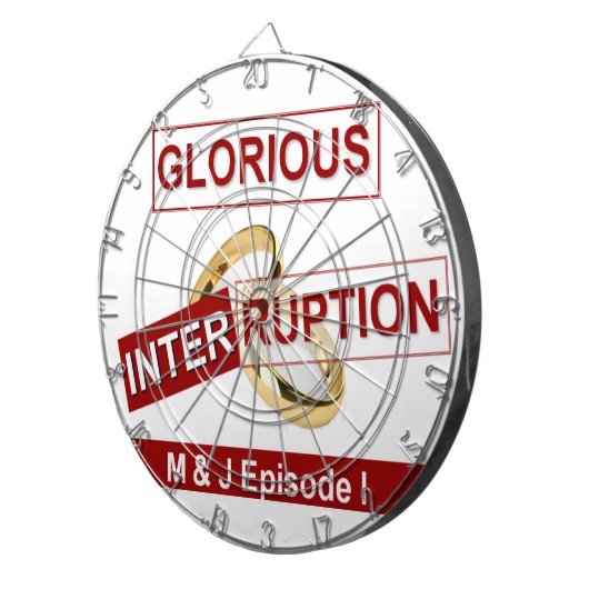 Cible De Fléchettes Une interruption glorieuse : un début doré (Devant droit)