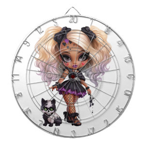 Cible De Fléchettes Une mignonne fille Halloween Collection de design 