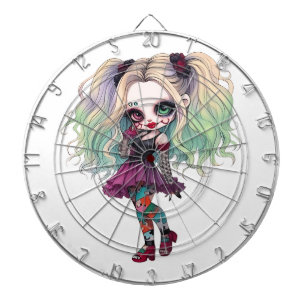 Cible De Fléchettes Une mignonne fille Halloween collection de design 