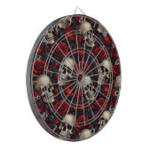 Cible De Fléchettes Une série de crânes et de roses Design 10 (Devant gauche)