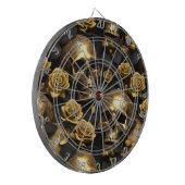 Cible De Fléchettes Une série de crânes et de roses Design 8 (Devant gauche)