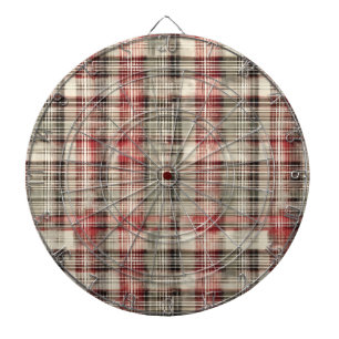 Cible De Fléchettes Une série de dessins floraux tartan de Noël #2