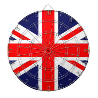 Cible de flechettes Union Jack