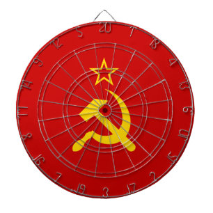 Cible De Fléchettes Union soviétique (URSS) (marteau communiste et fau
