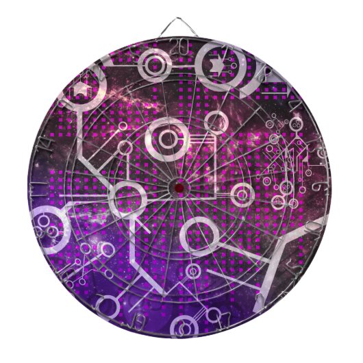 Cible De Fléchettes Univers numérique (Devant)