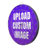 Cible De Fléchettes Upload Custom Image - Add Your Own To Print On A (Devant droit)