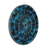 Cible De Fléchettes Vagues Bleu Foncé (Devant gauche)