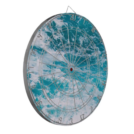 Cible De Fléchettes Vagues de l'océan bleu (Devant gauche)