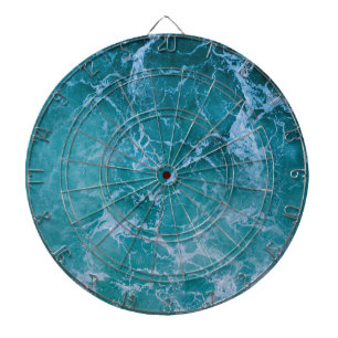 Cible De Fléchettes Vagues profondes de l'océan bleu