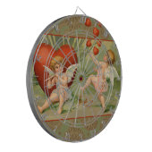 Cible De Fléchettes Valentine Cupids Love Antique Vintage (Devant gauche)