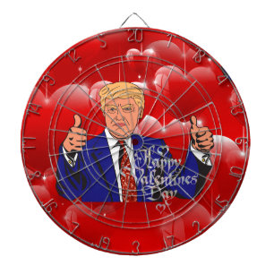 Cible De Fléchettes valentines day donald trump