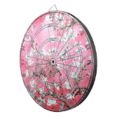 Cible De Fléchettes Van Gogh Almond Blossoms rose Bleu (Devant droit)