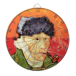 Cible De Fléchettes Van Gogh - Autoportrait avec l'oreille bandée et p