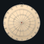 Cible De Fléchettes vanille solide crème beige clair<br><div class="desc">Design sobre et tendance dans la vanille crème clair beige couleur solide.</div>