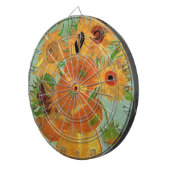 Cible De Fléchettes Vase avec douze tournesols par Vincent van Gogh (Devant droit)