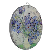 Cible De Fléchettes Vase de fleurs avec iris de Vincent van Gogh (Devant gauche)